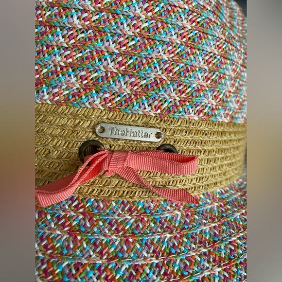 Multicolor straw hat - Picture 5 of 11